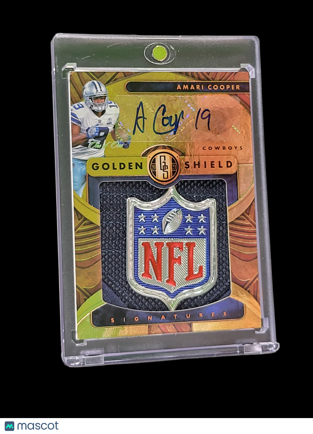 2021 Panini Gold Shield Amari Cooper #GSS-AC 1/1 NFL Shield Patch