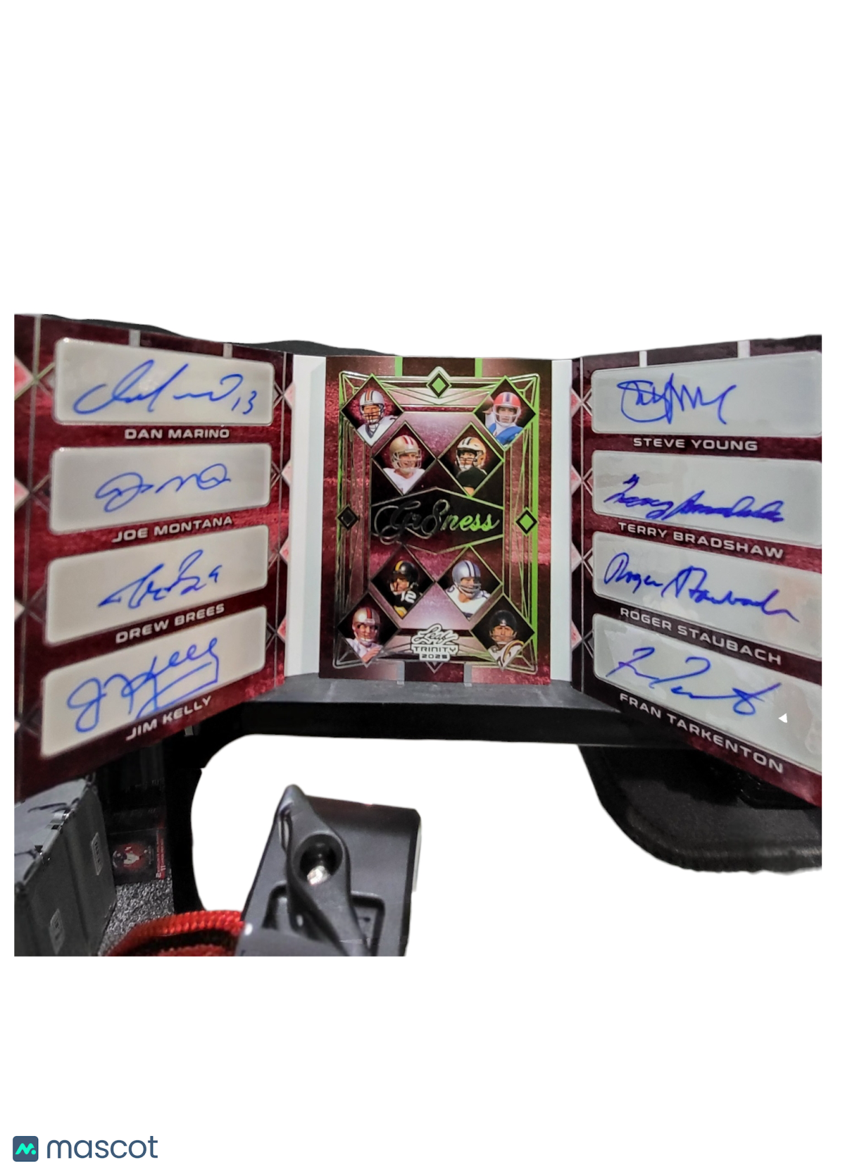 2025 Leaf Montana Young Kelly Staubach Bradshaw Tarkenton Dan Marino Brees 1/1