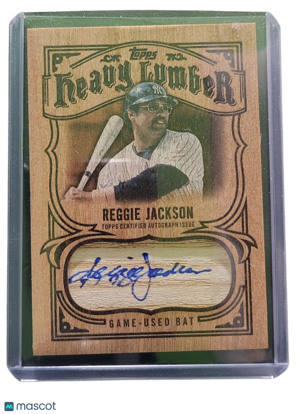 2026 Topps Baseball Heavy Reggie Jackson #HLAR-RJ Game-Used Bat Auto Relic
