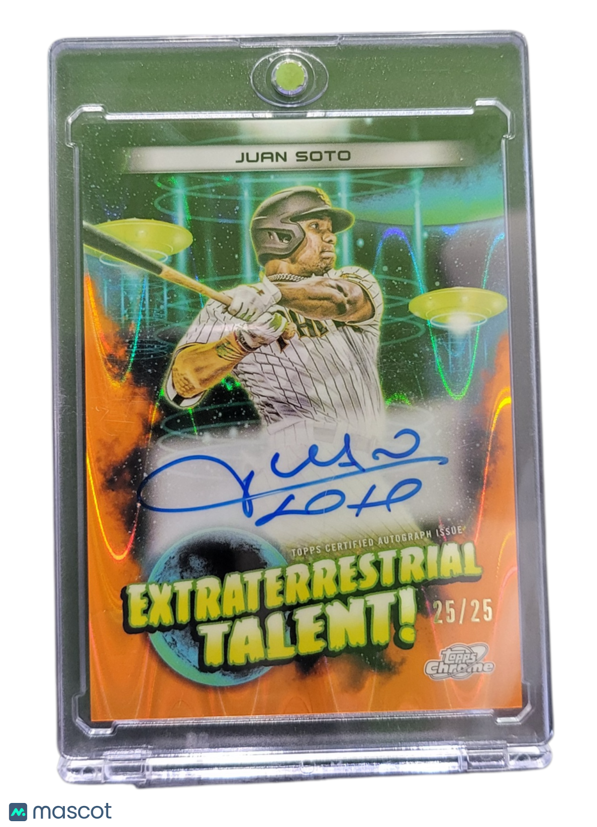 2023 Topps Cosmic Extraterrestrial Auto Variation Juan Soto #ETA-JS Orange /25