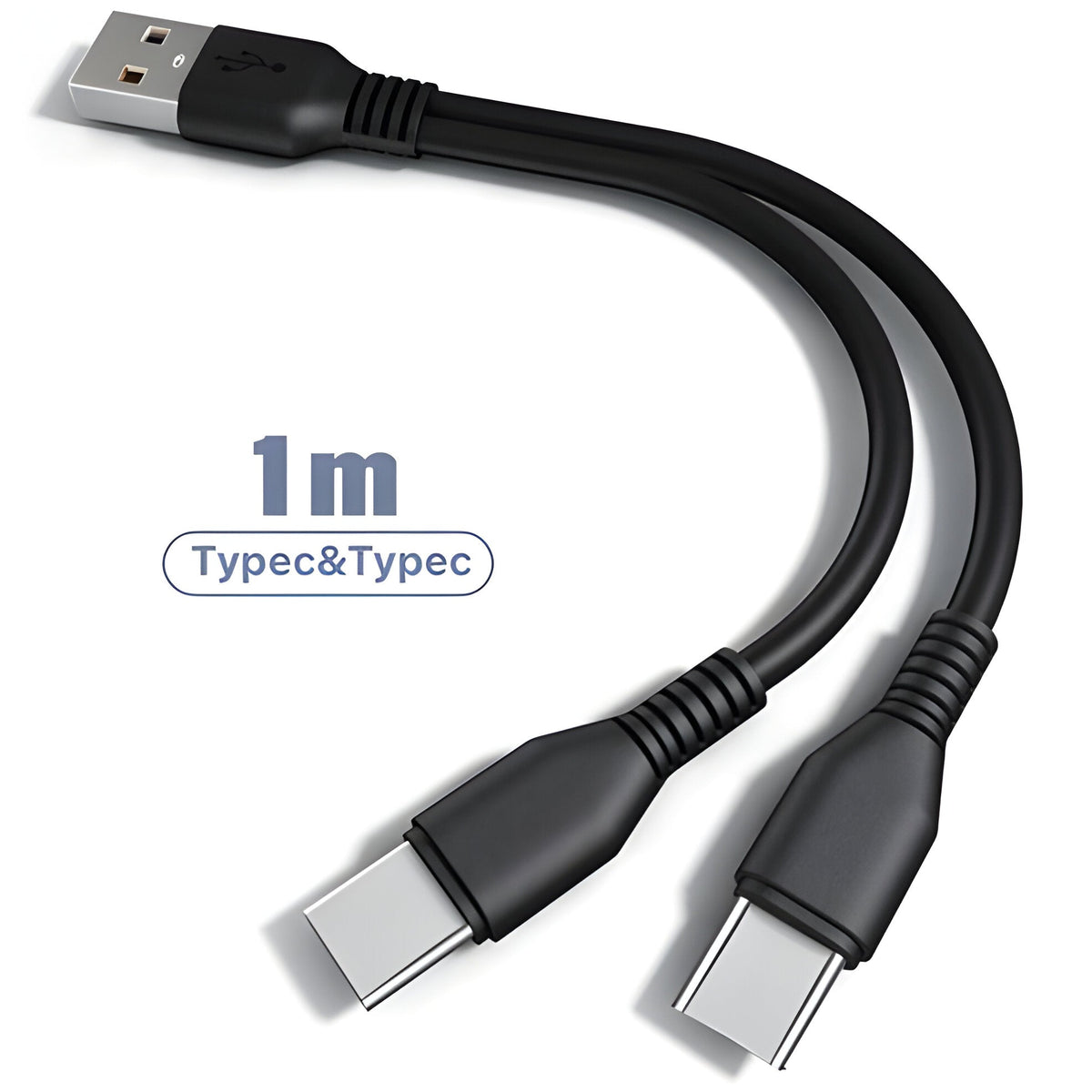 2 in 1 Charging Cable Multi USB Port