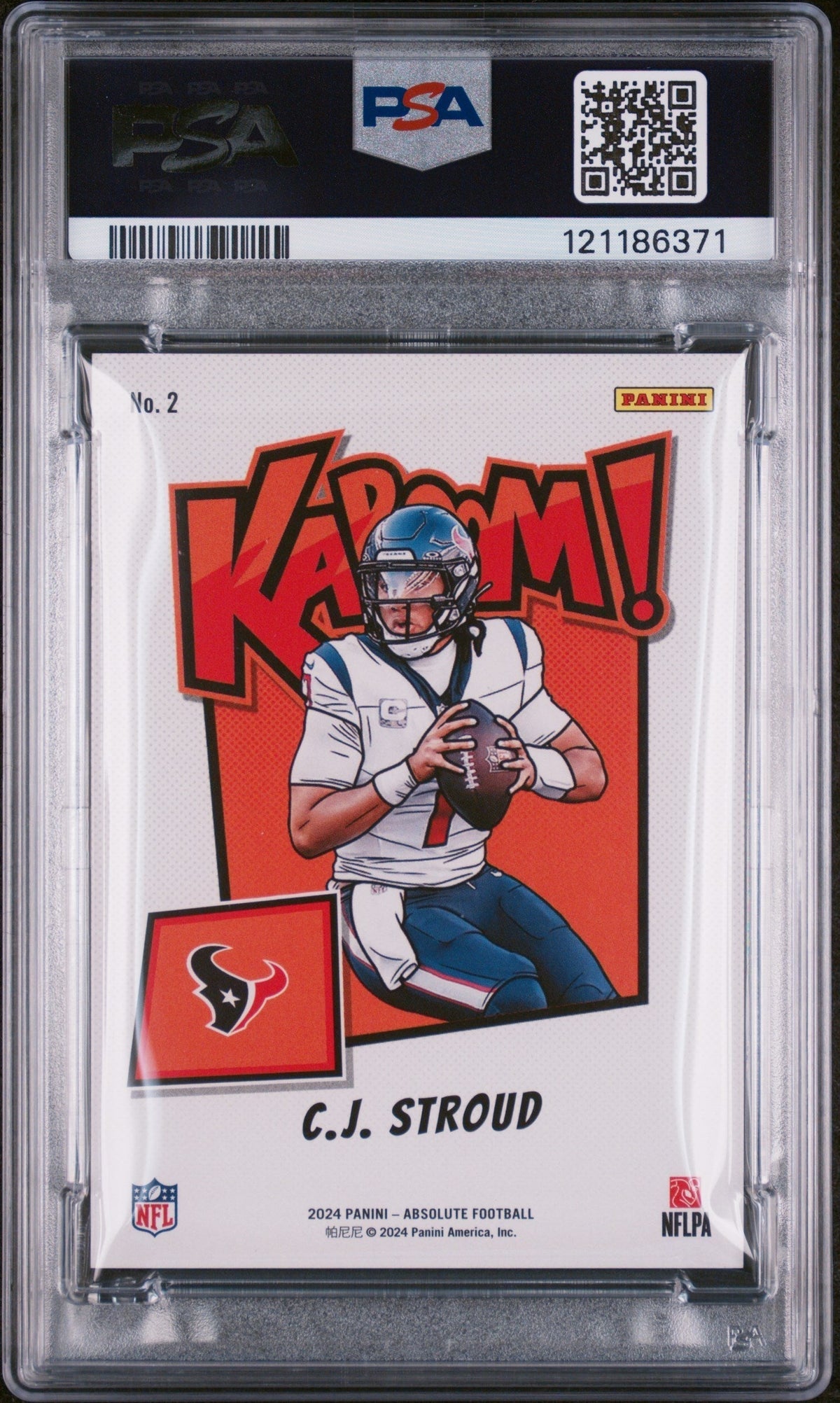 2024 Panini Absolute Kaboom! Horizontal CJ Stroud #2 PSA 9
