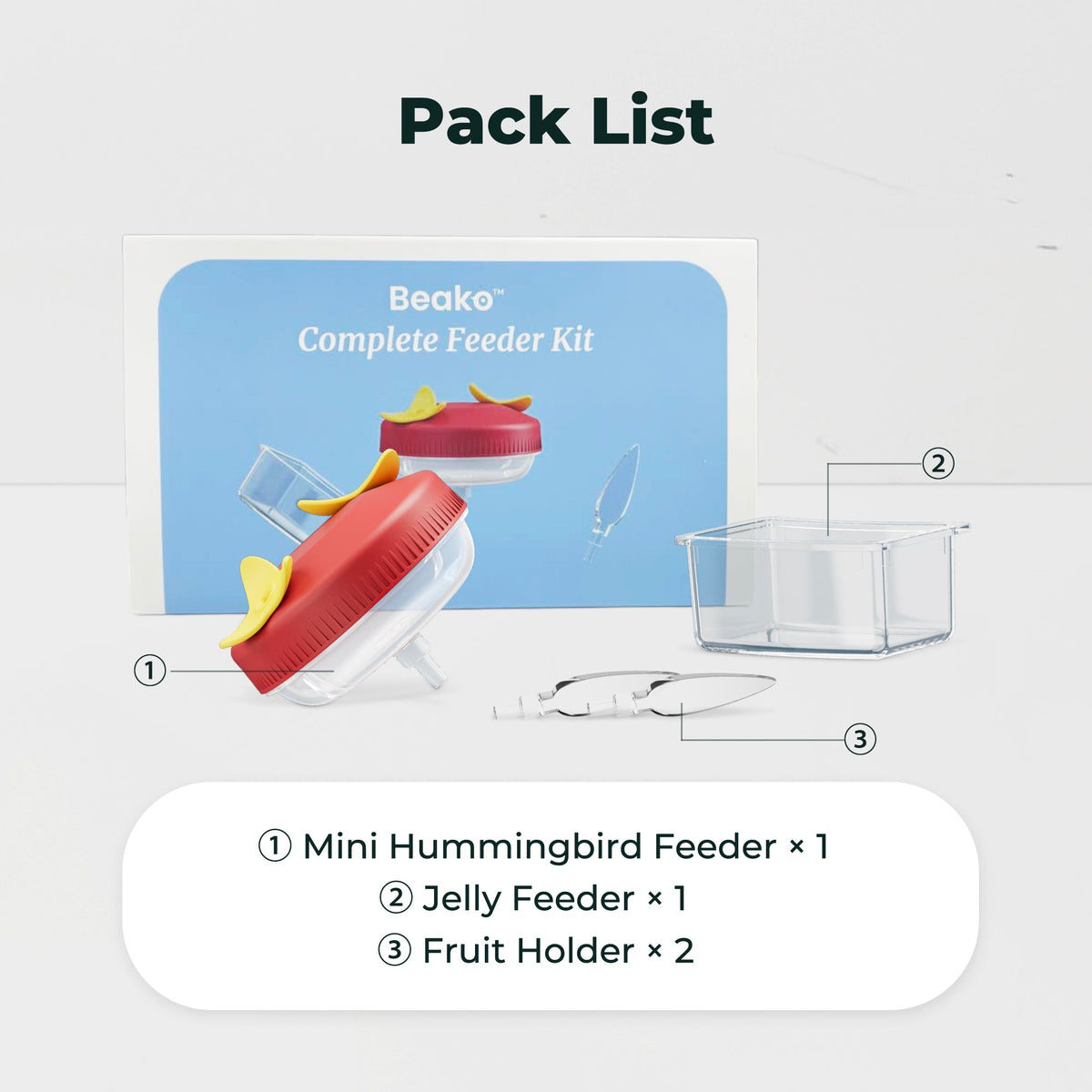 All-in-One Bird Feeding Kit for Smart Bird Feeder