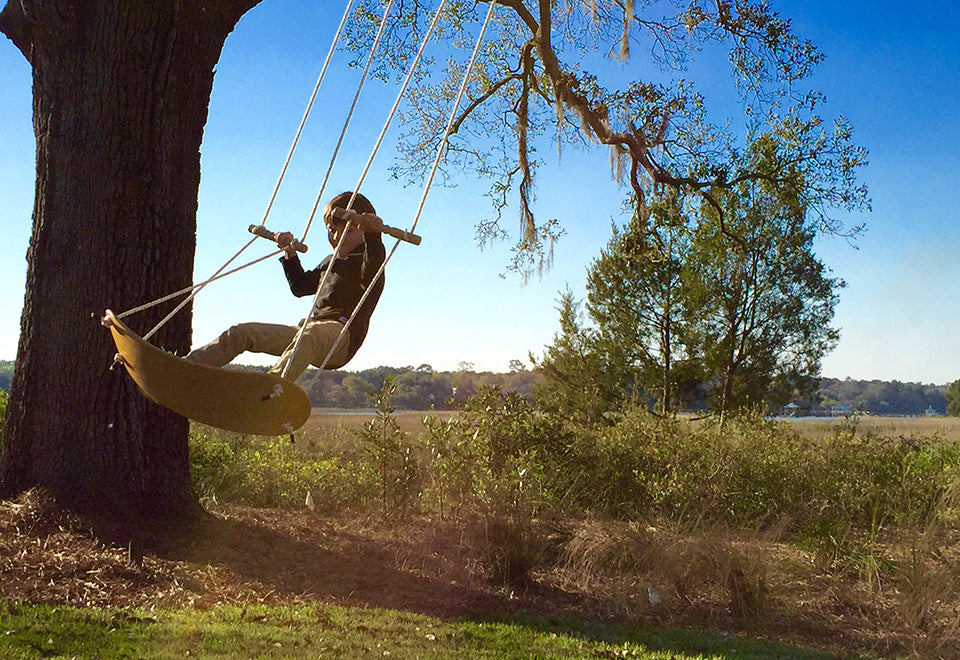 Tree Swing Surf Board