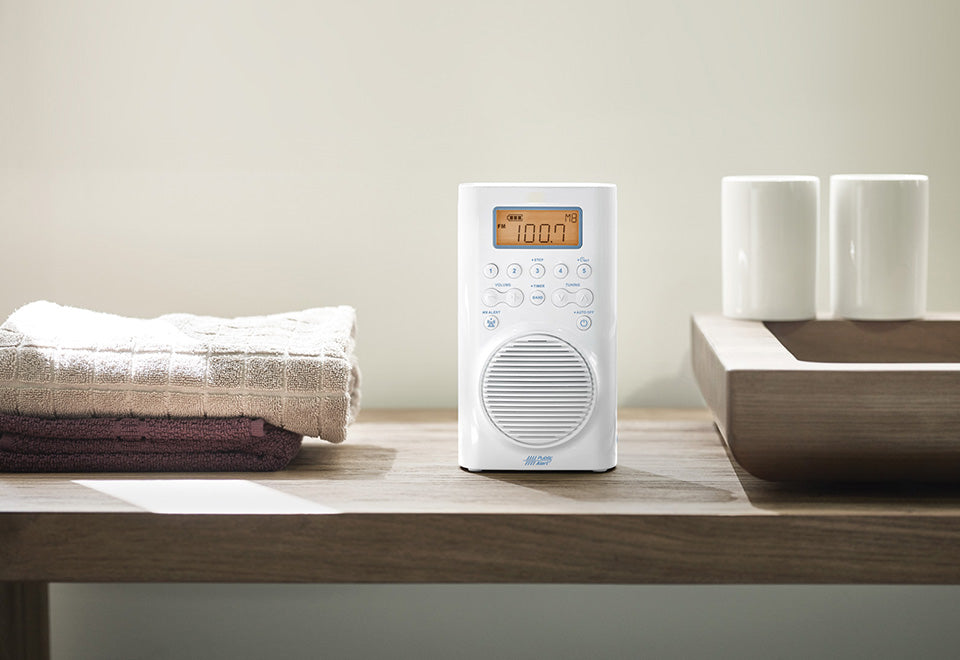 Waterproof Weather Alert Shower Radio