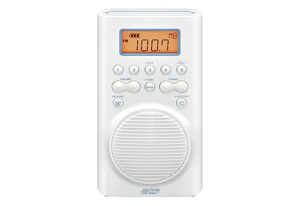 Waterproof Weather Alert Shower Radio