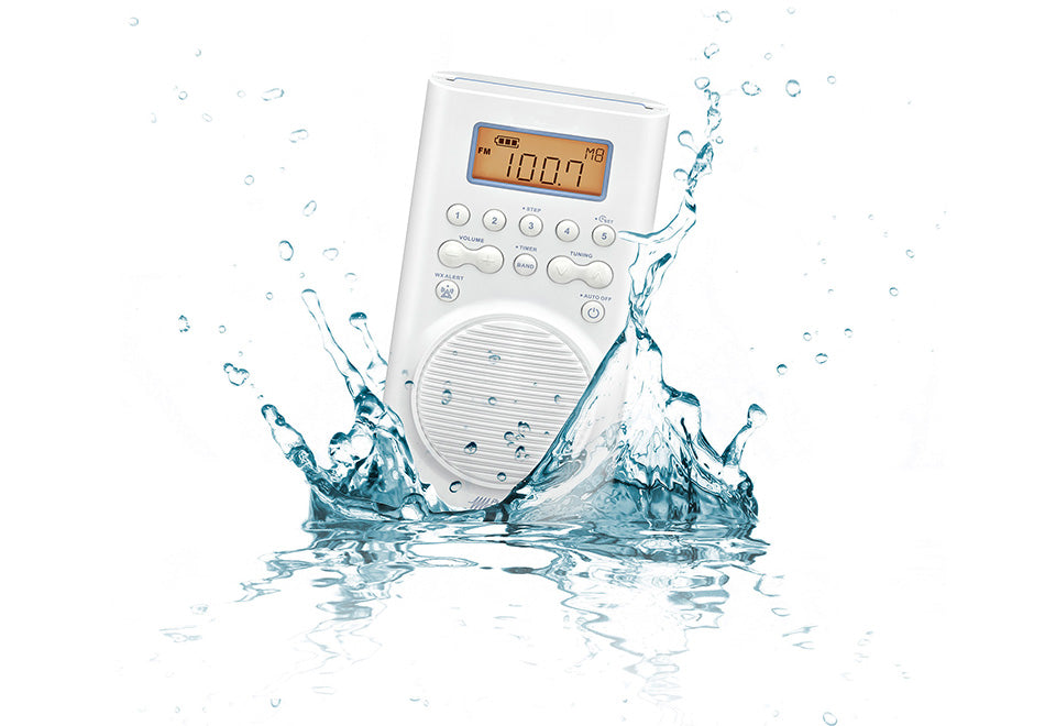 Waterproof Weather Alert Shower Radio