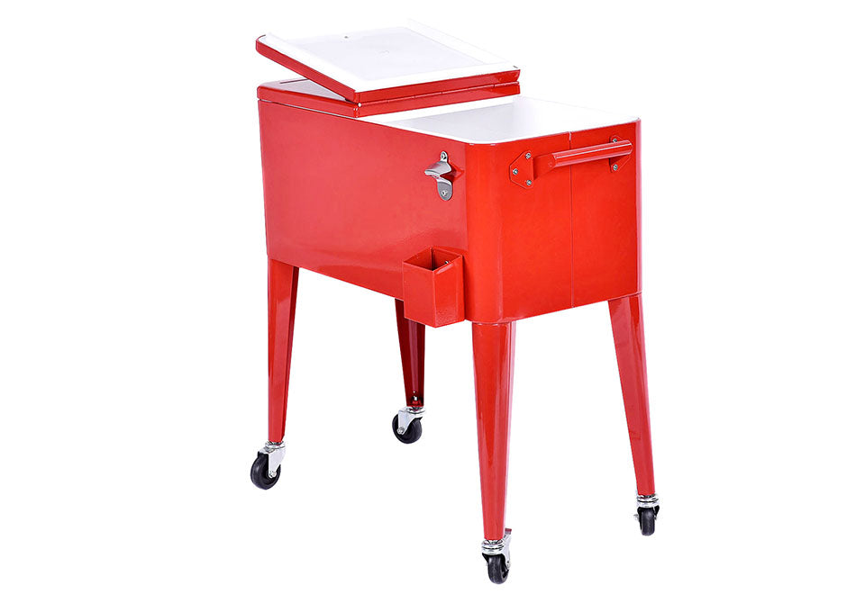 Retro Patio Cooler Cart