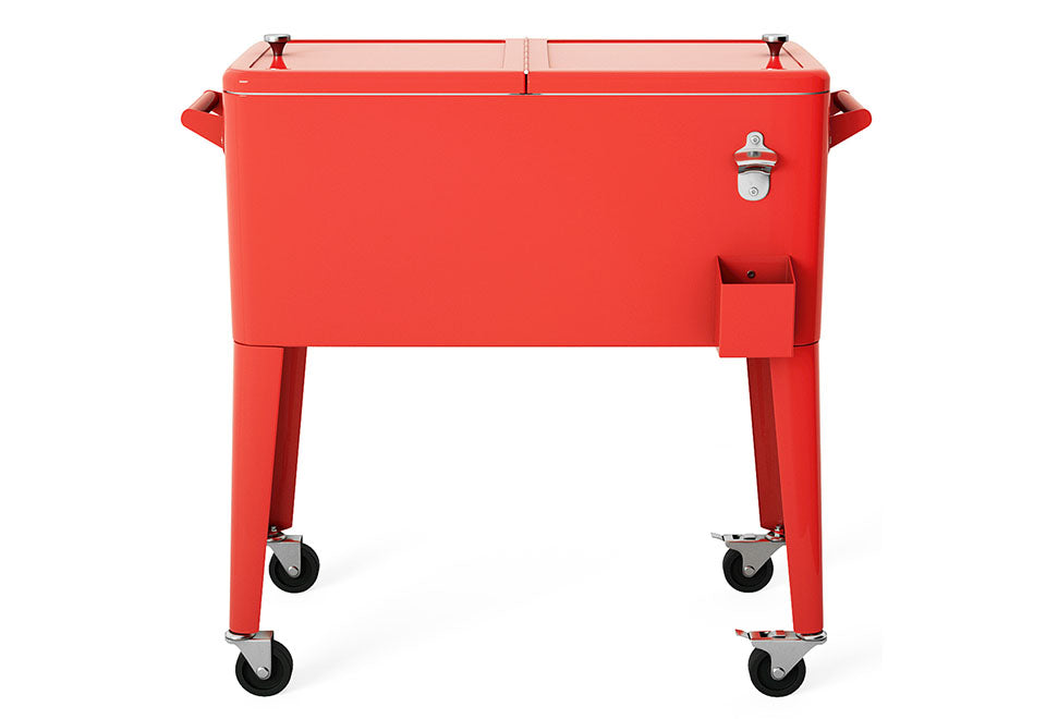 Retro Patio Cooler Cart