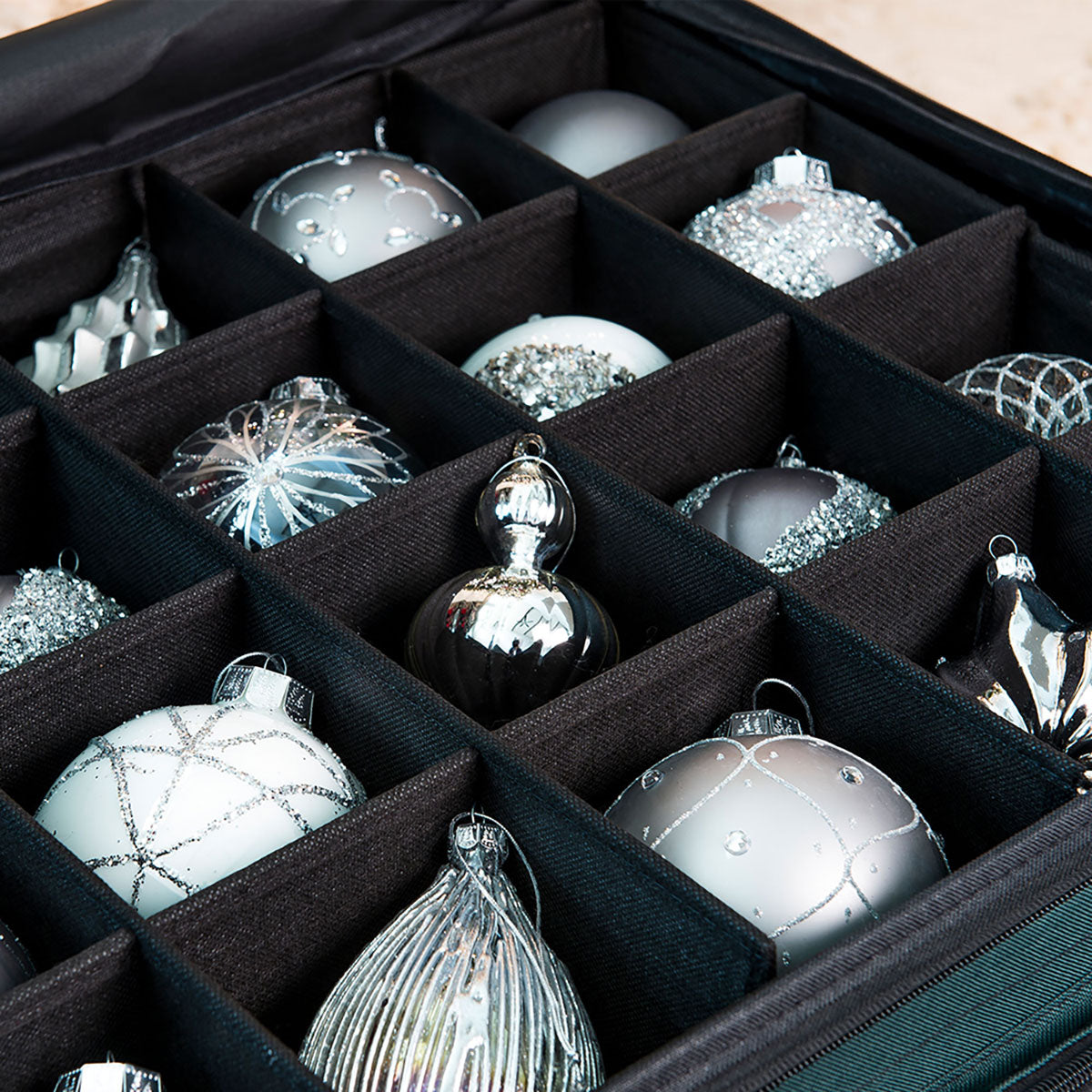 3-Tray Ornament Storage Bag