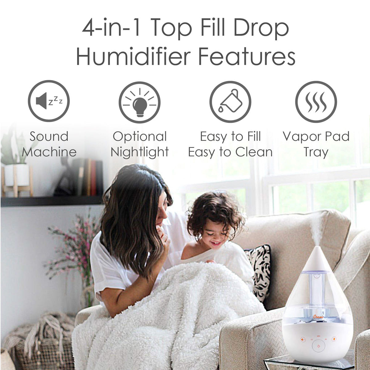 Sleep Humidifier with Soothing Sounds