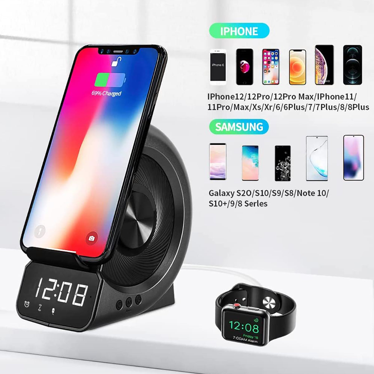 Wireless Charging Stand and Speaker