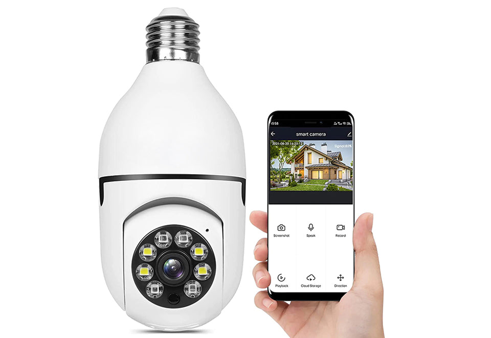 360-Degree Lightbulb Camera