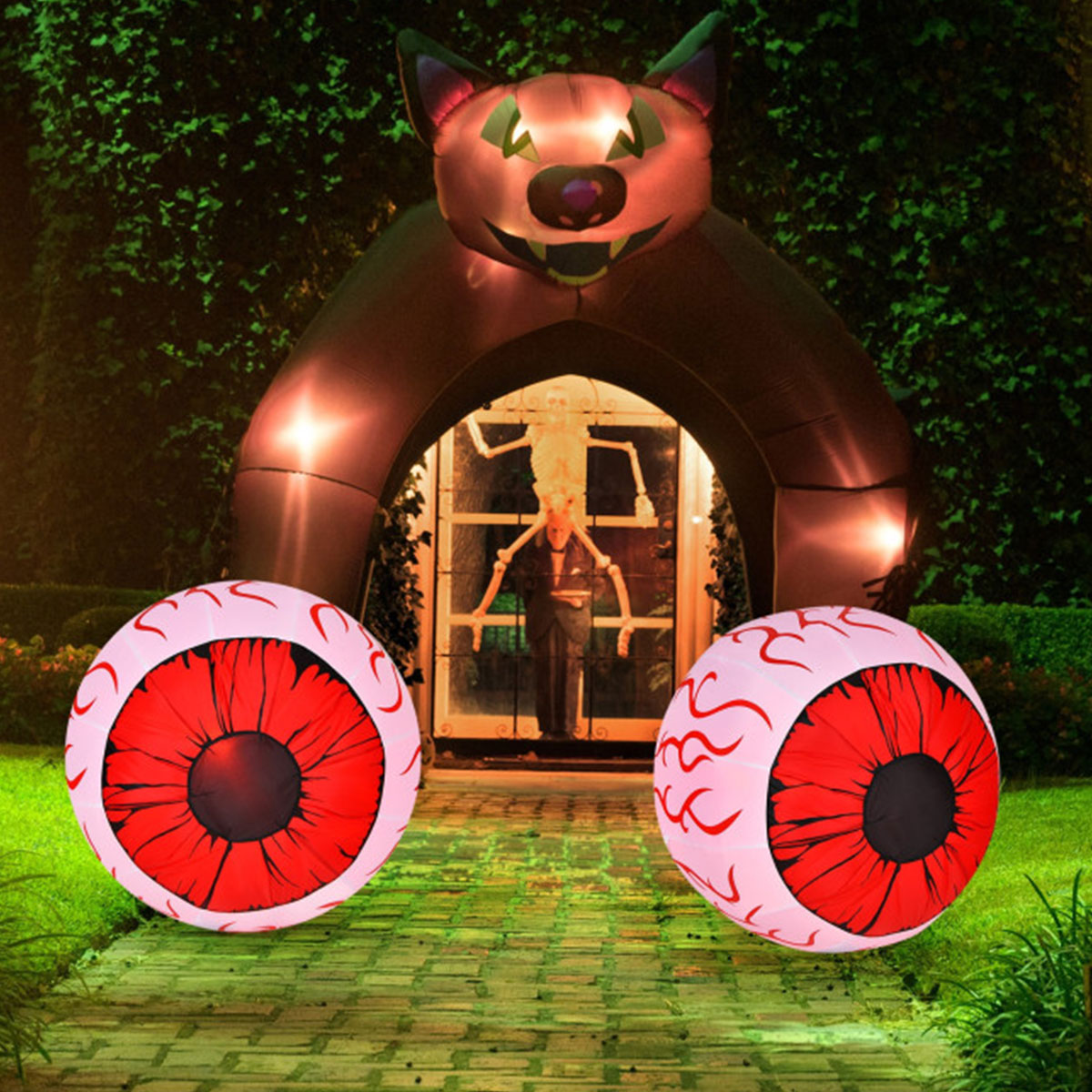 3-Ft. Inflatable Halloween Eyeballs (Set of 2)