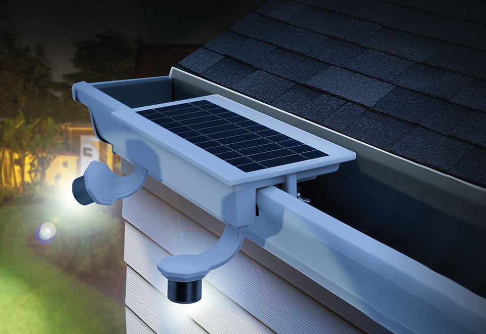 Solar Powered Security Spotlight