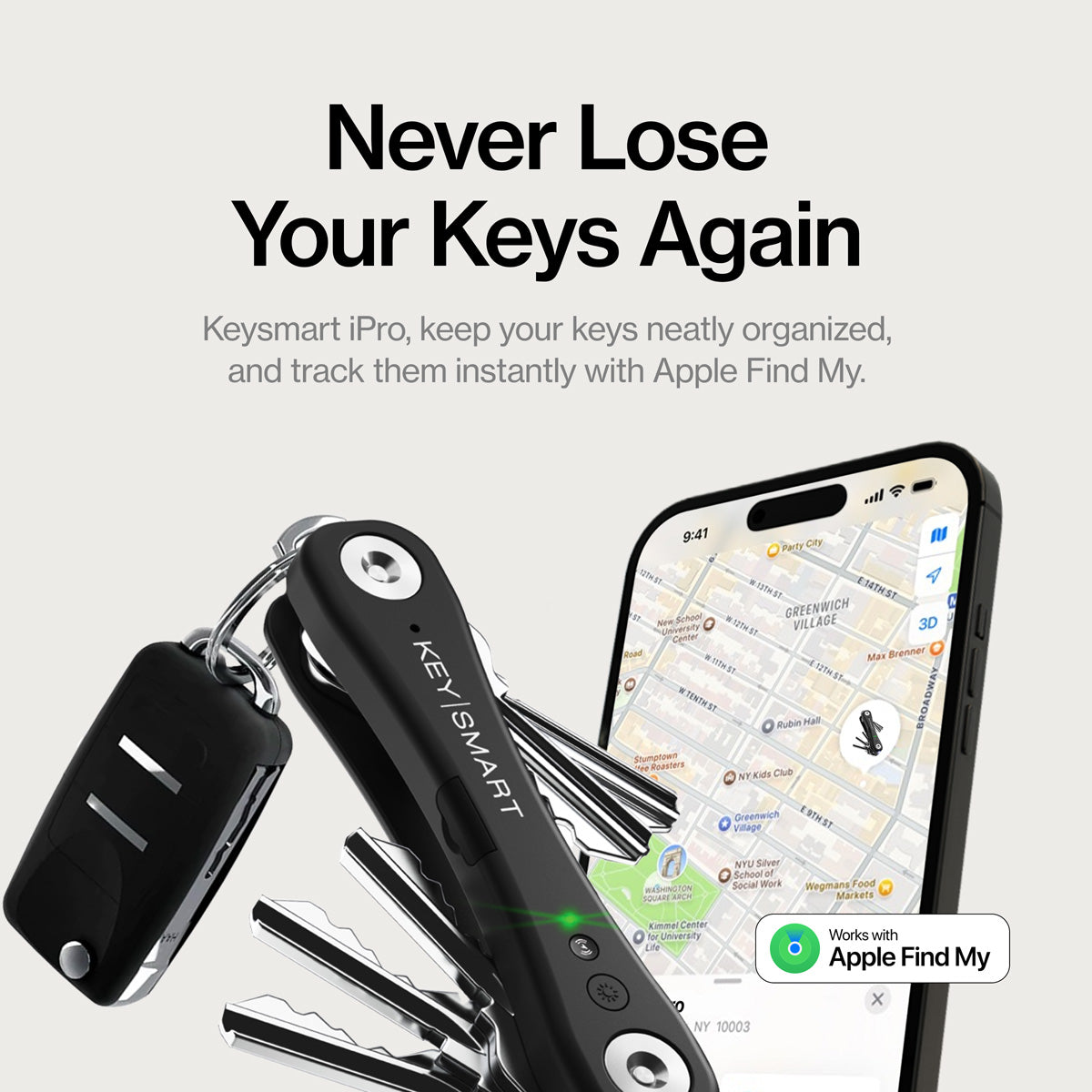 Trackable Smart Key Organizer