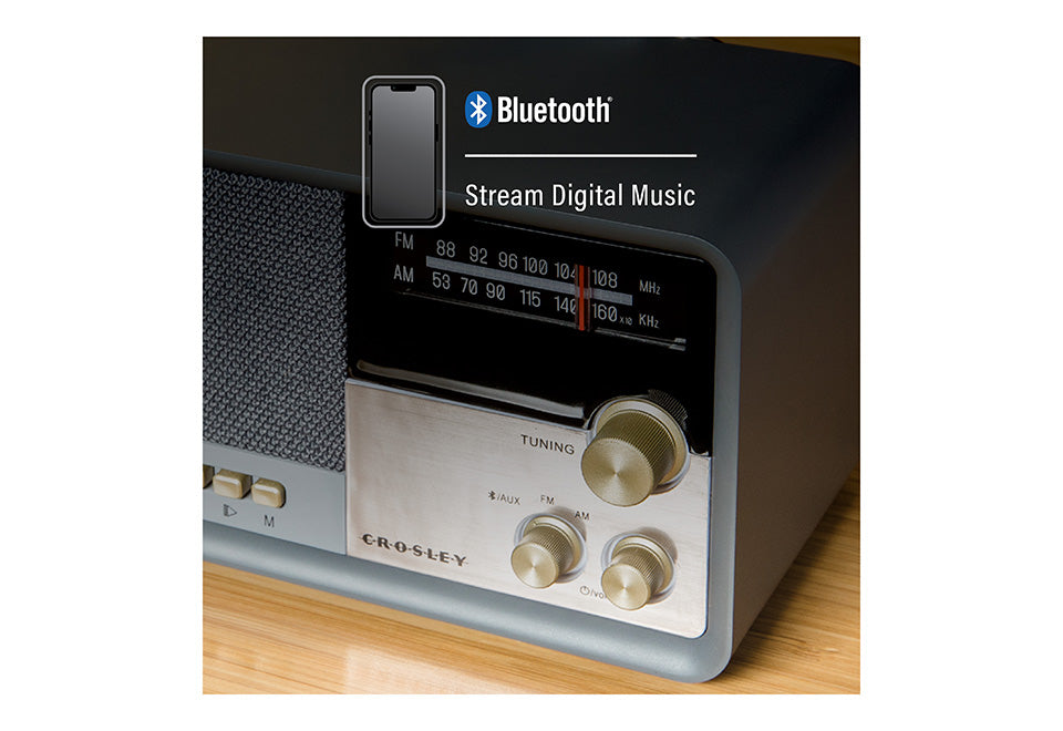 Vintage AM/FM Bluetooth Radio