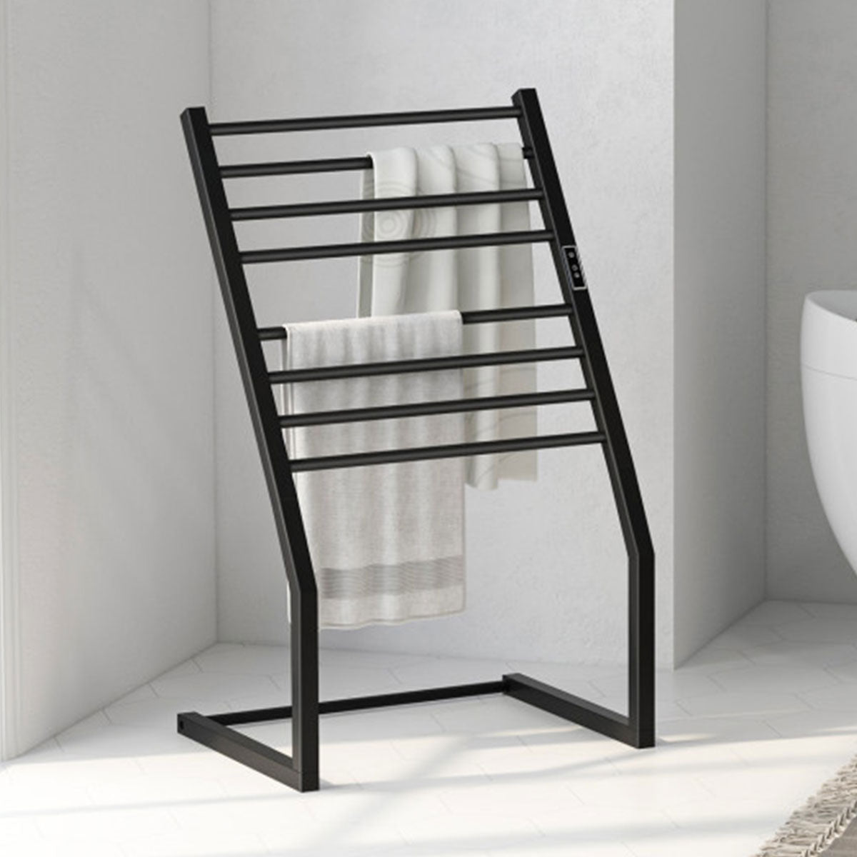 Towel Warmer Rack with LED Display
