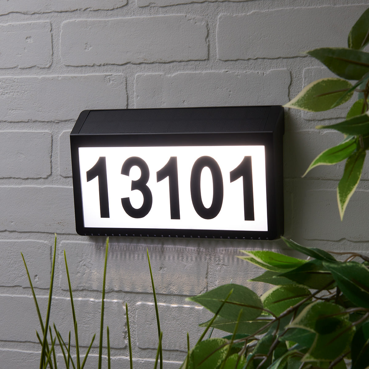 Solar Powered Address Sign