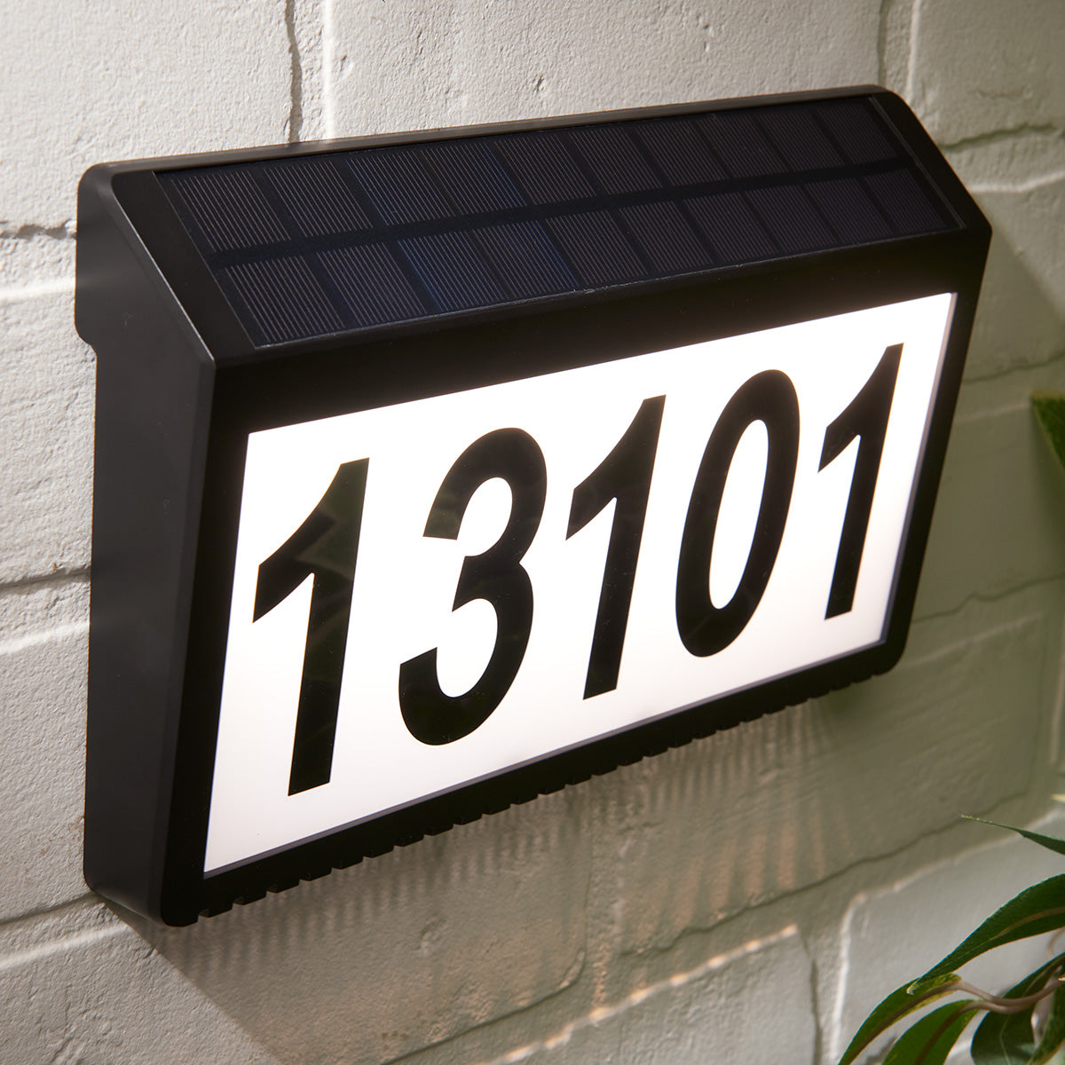 Solar Powered Address Sign