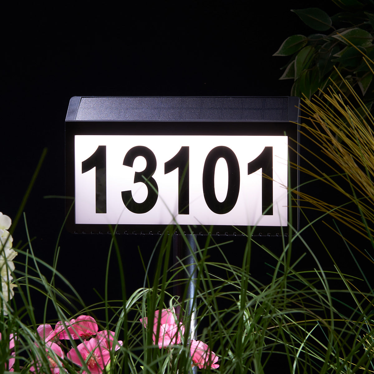 Solar Powered Address Sign