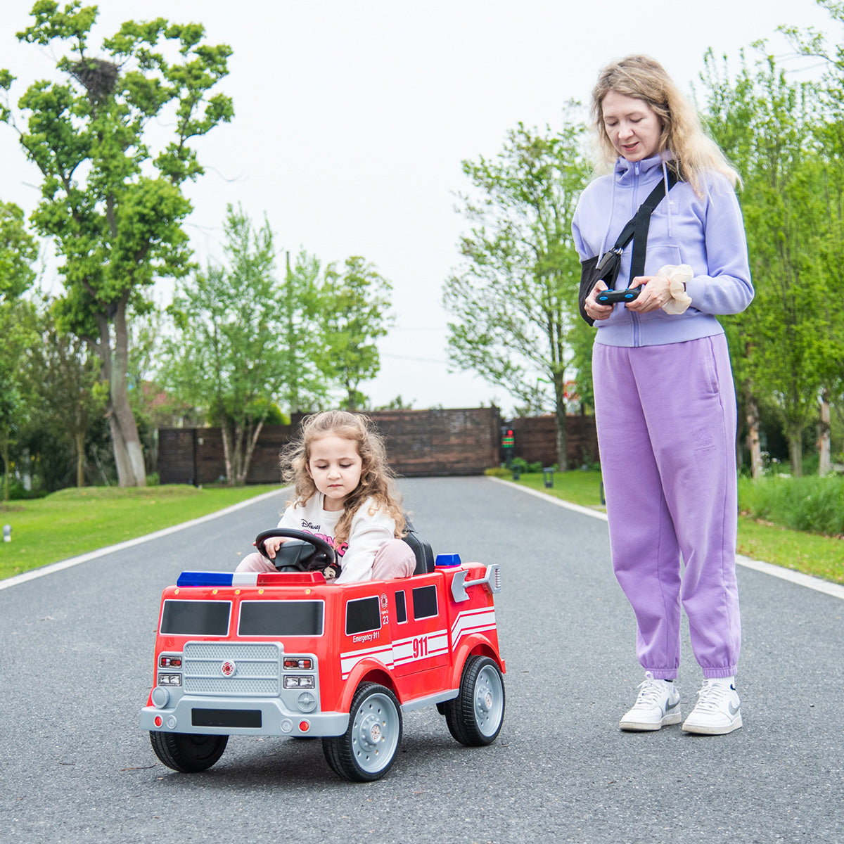12V Firetruck Ride-On