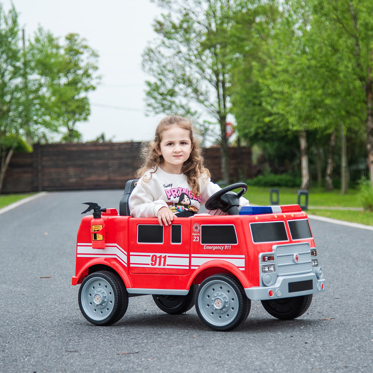12V Firetruck Ride-On