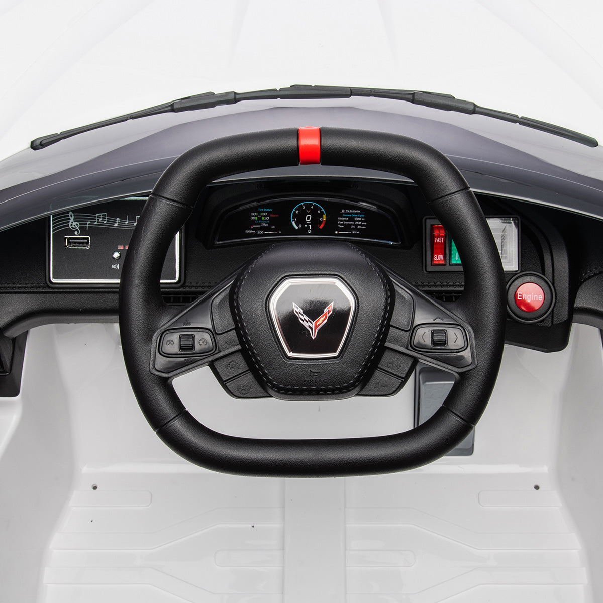 12V Chevrolet Corvette C8 Stingray Ride-On Car