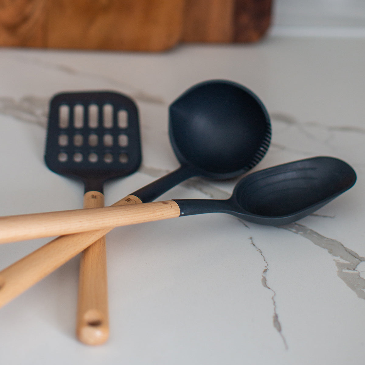Spoon Rest/Cookbook Holder and Tool Set Bundle