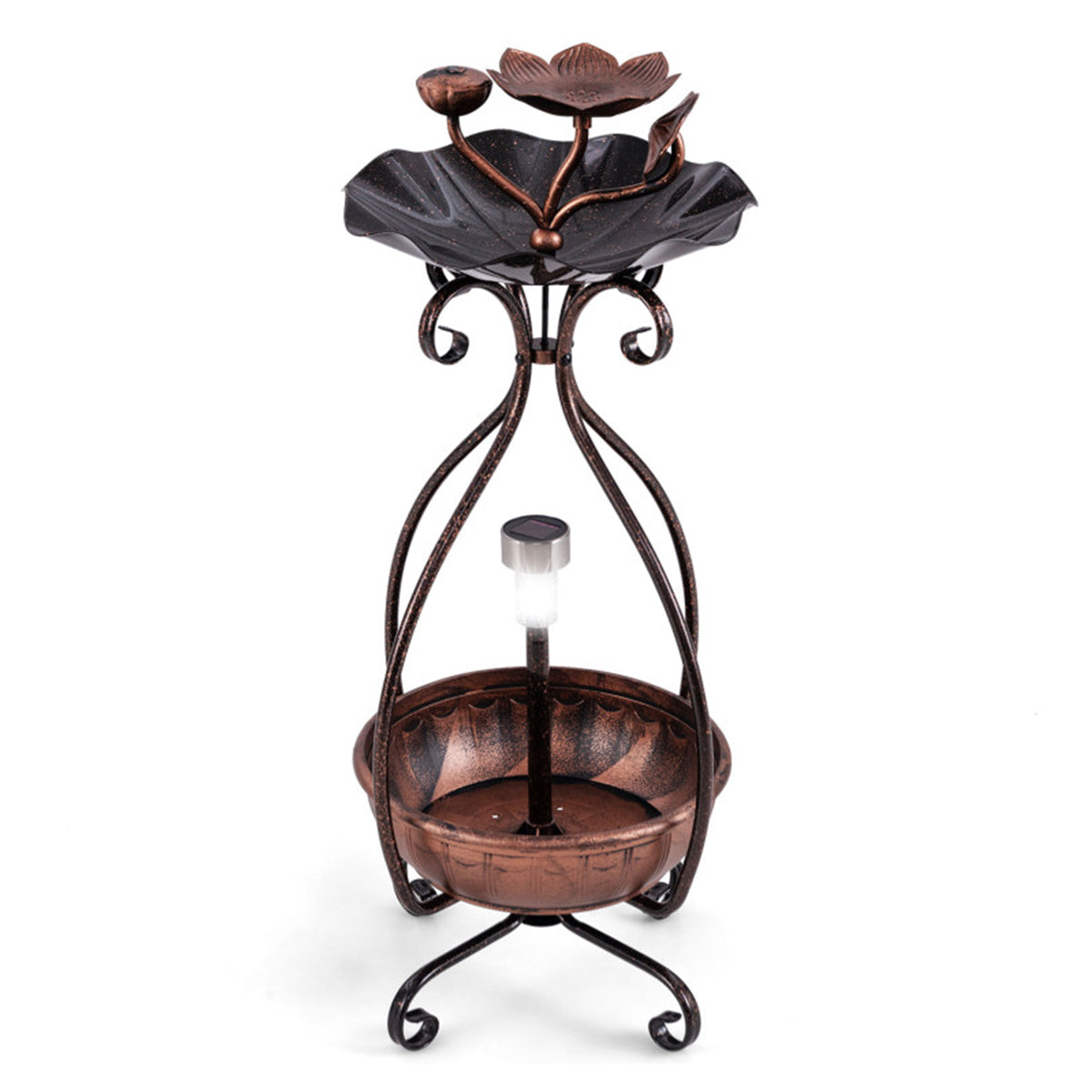 Solar Bird Bath Feeder and Planter