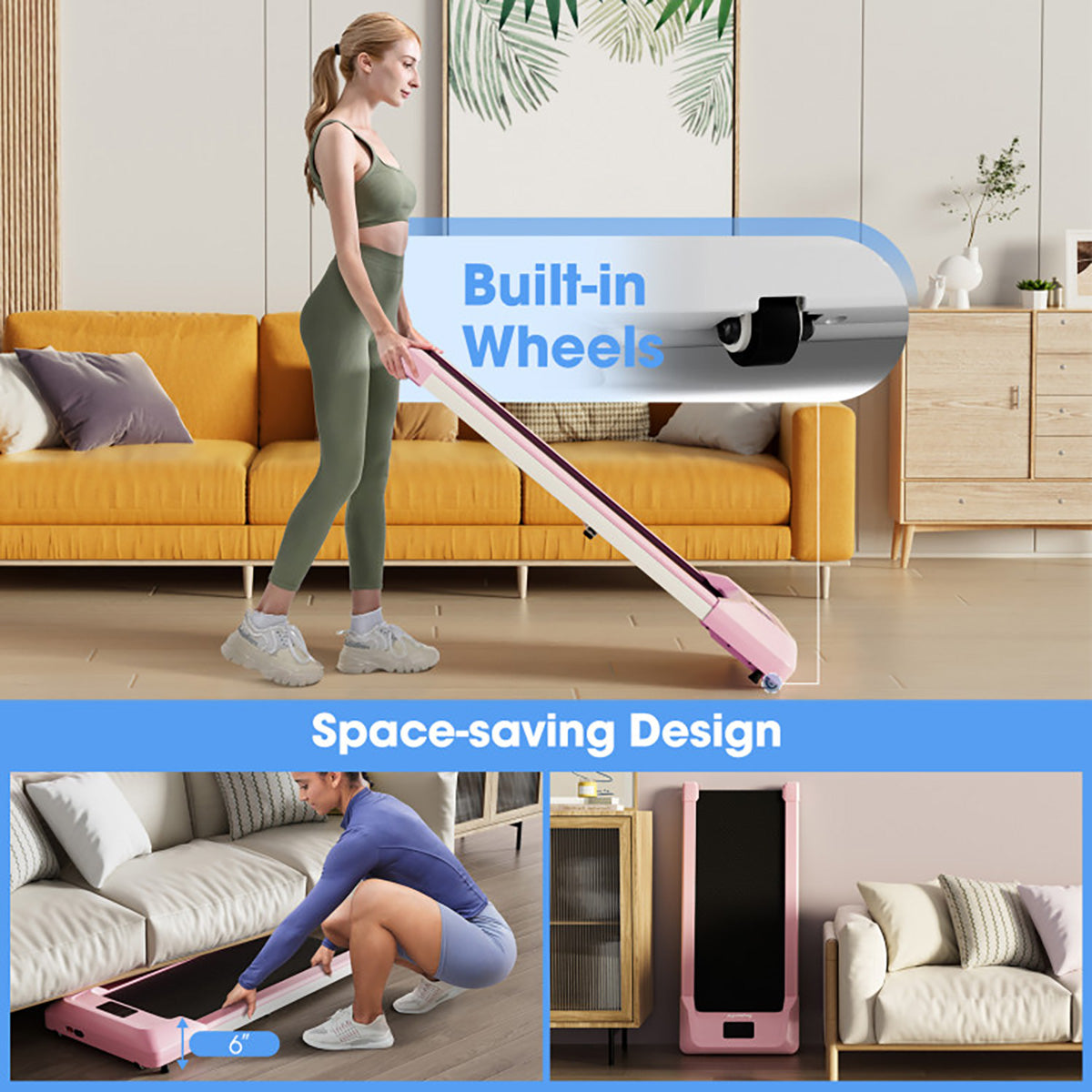 Walking Pad Under Desk Treadmill