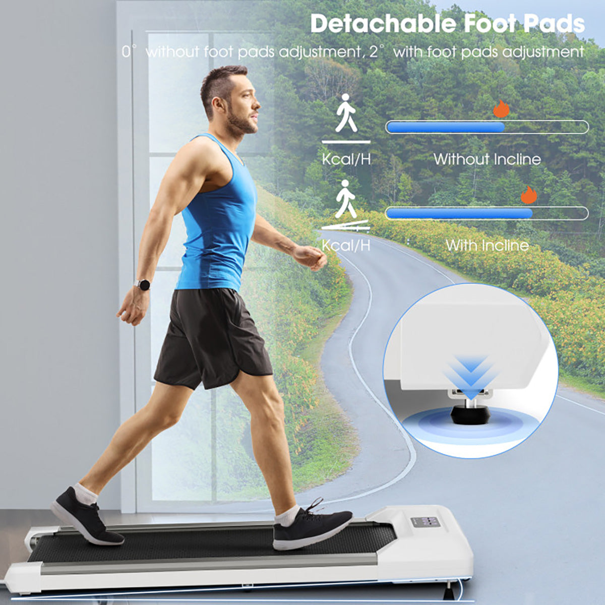 Walking Pad Under Desk Treadmill