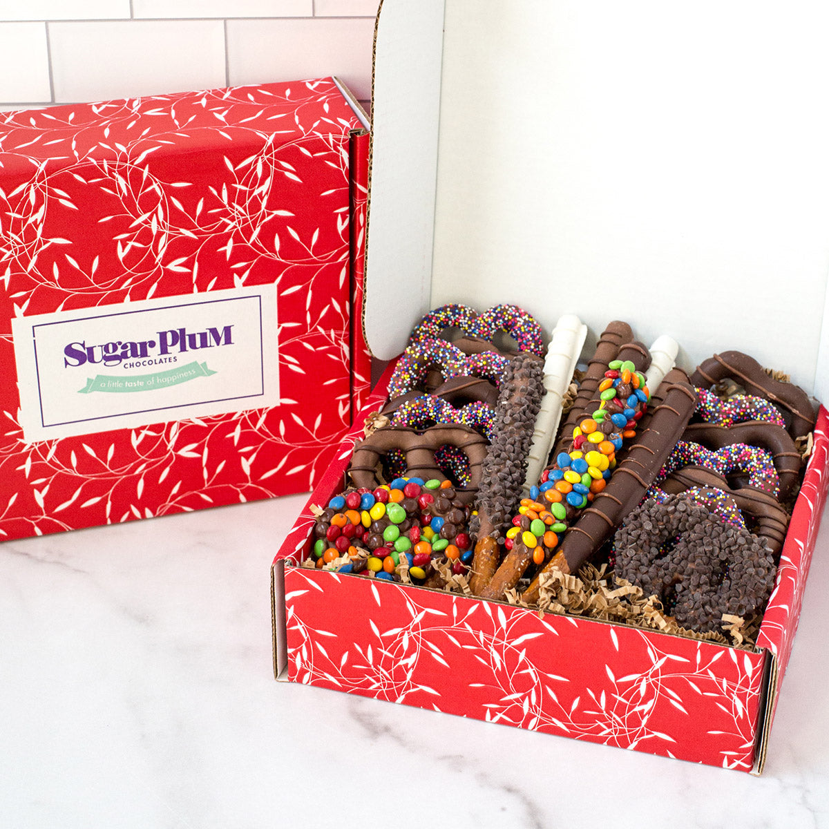 Sugar Plum Chocolate Pretzel Passion Gift Box