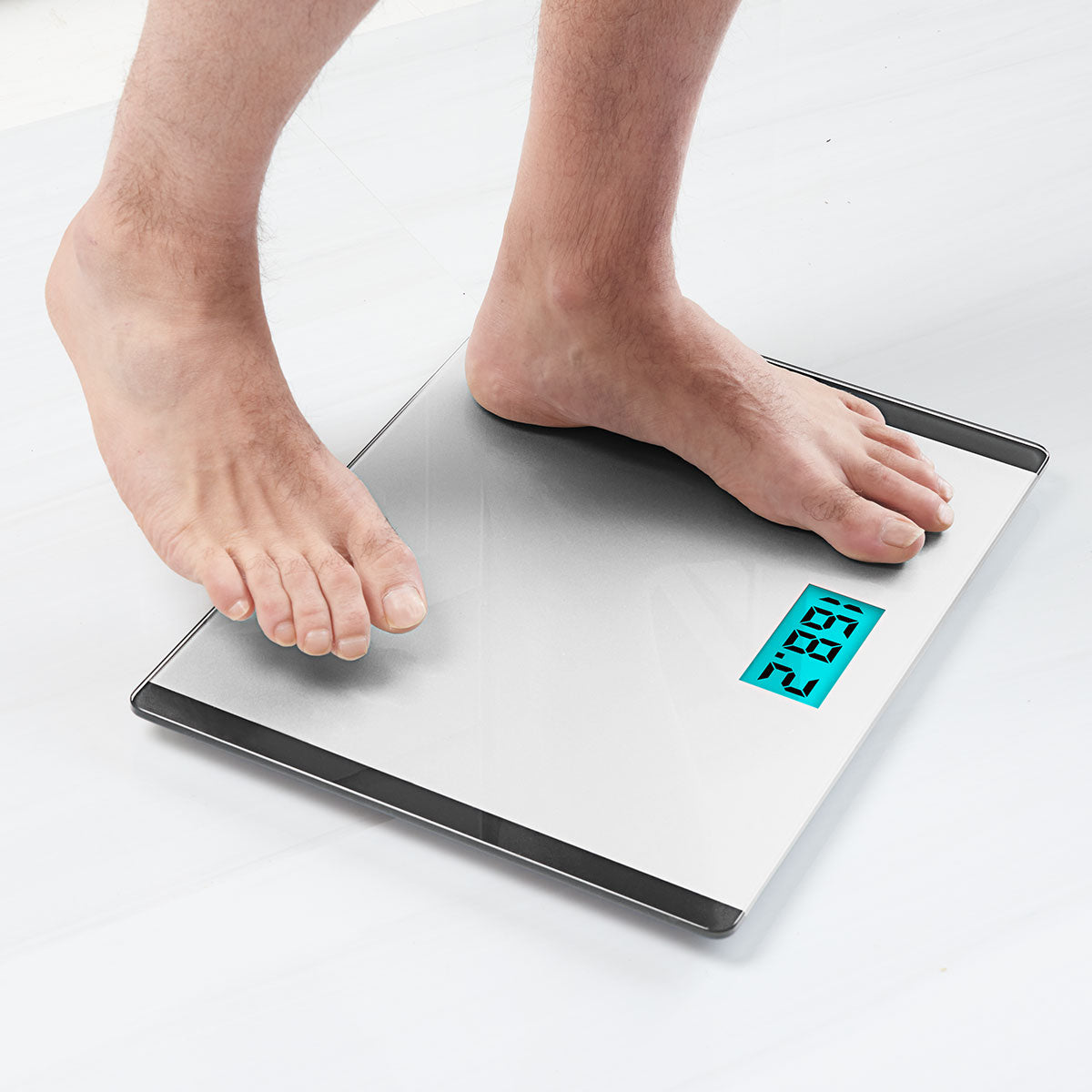 Wide Body Glass Bathroom Scale