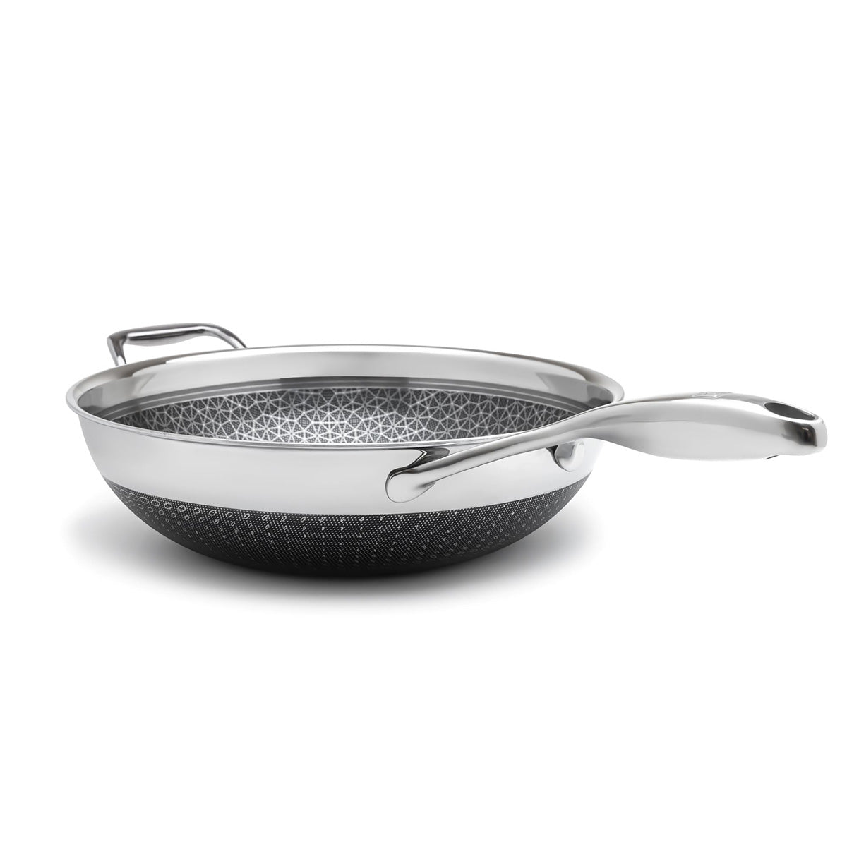 12'' Stainless Hybrid Nonstick Wok