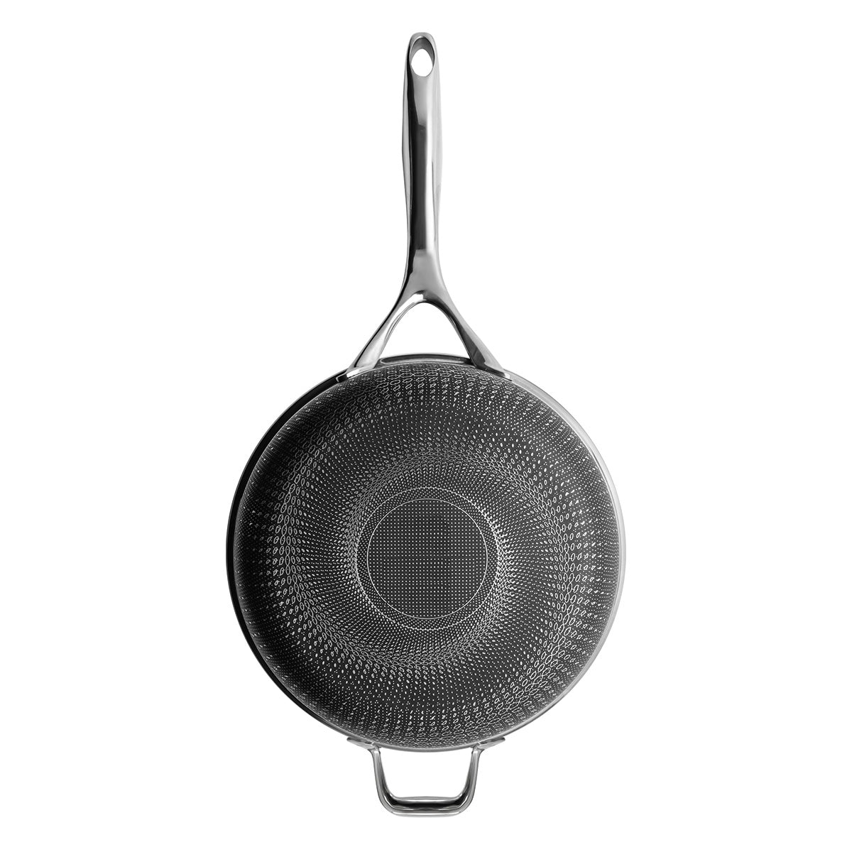 12'' Stainless Hybrid Nonstick Wok