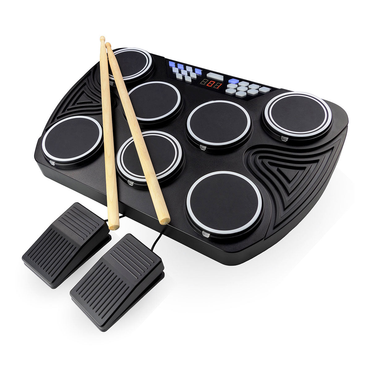 Tabletop Electronic MIDI Drum Kit