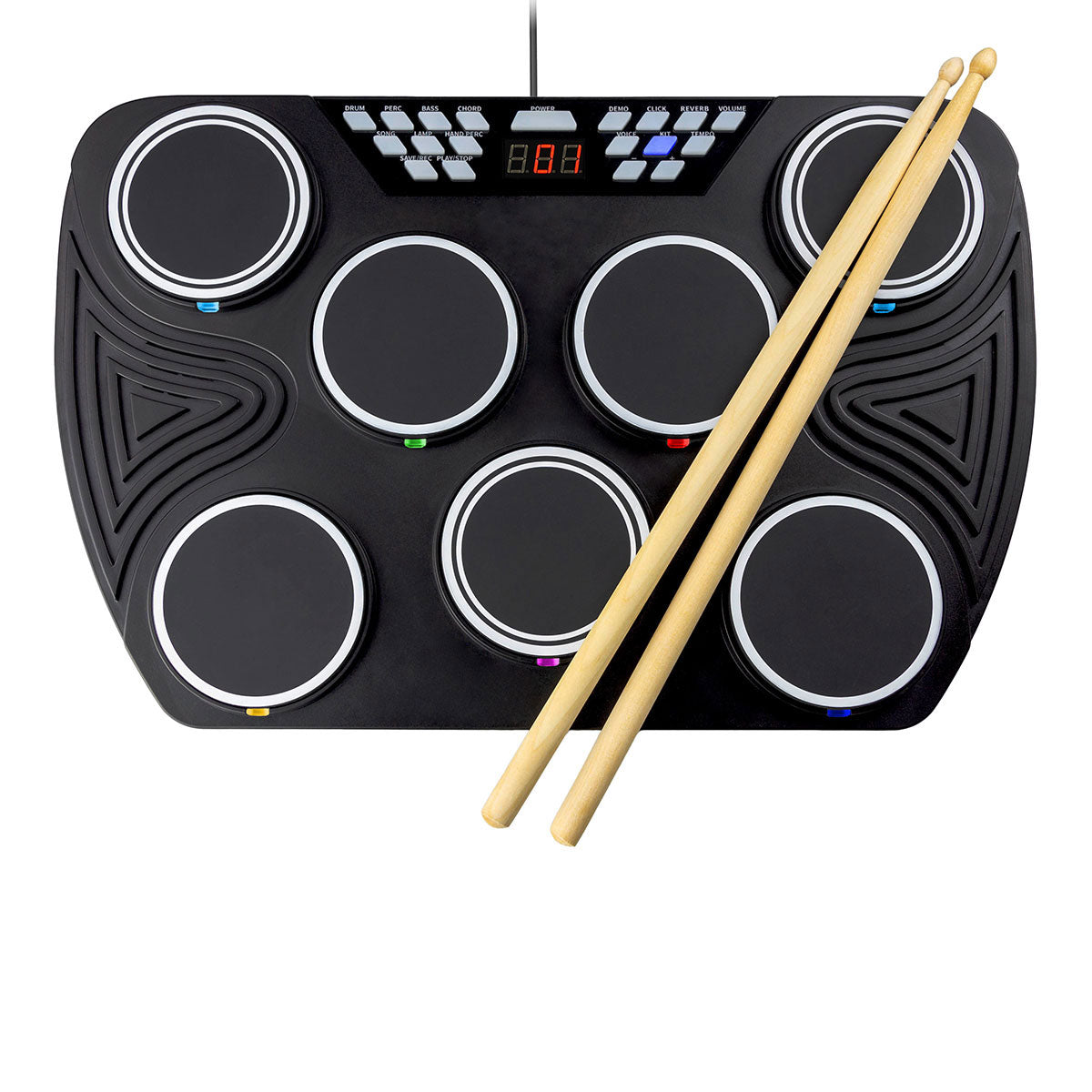 Tabletop Electronic MIDI Drum Kit