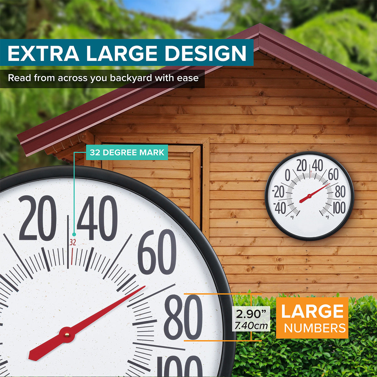 22'' Oversized Dial Thermometer