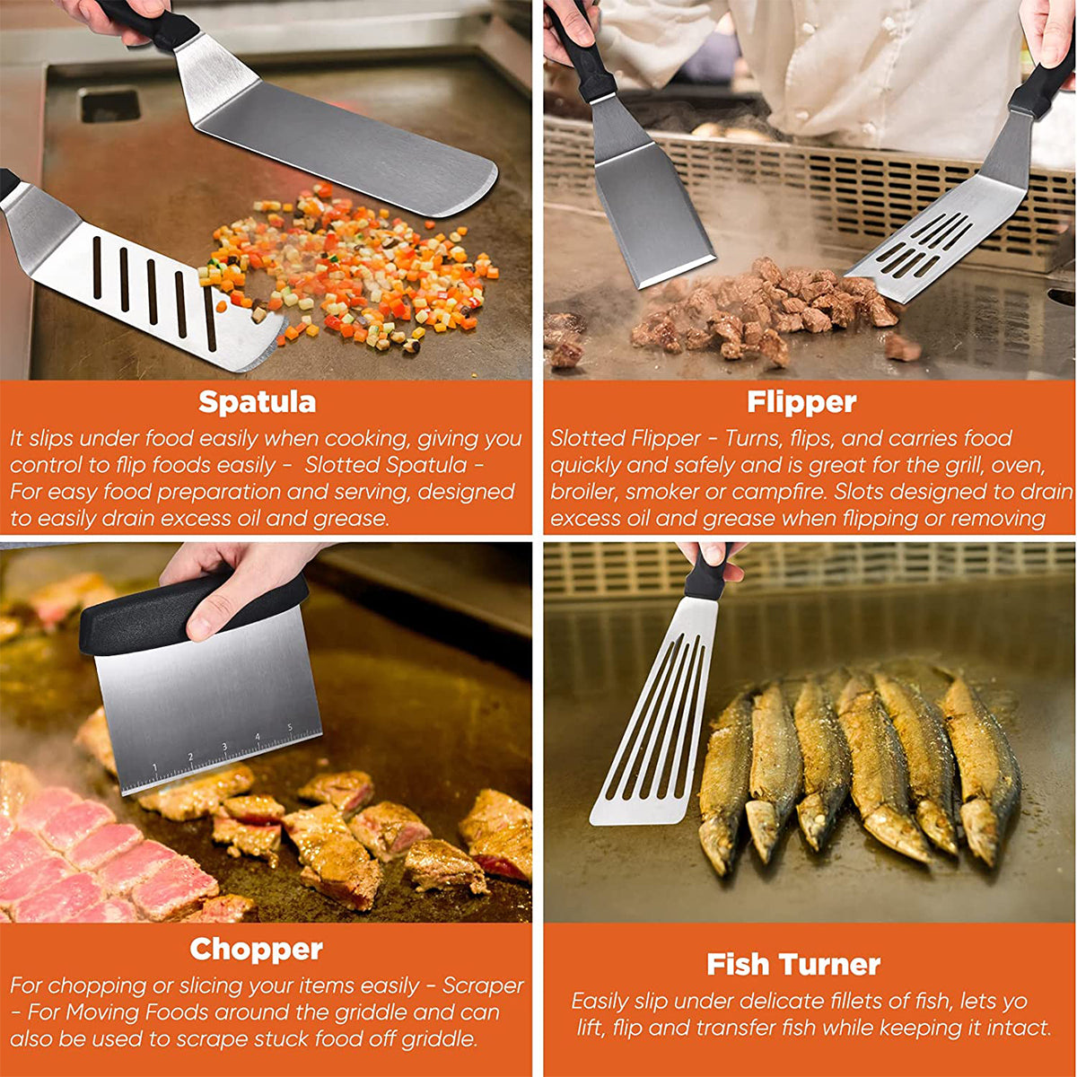 36-Piece Griddle Accessory Set
