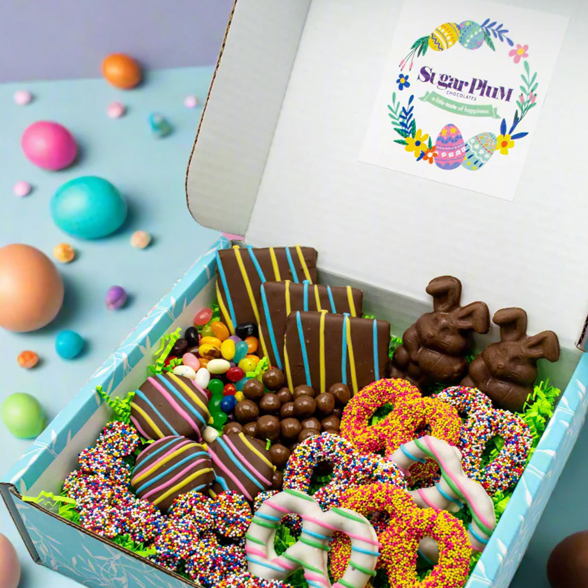 Sugar Plum Happy Easter Chocolate and Candy Collection