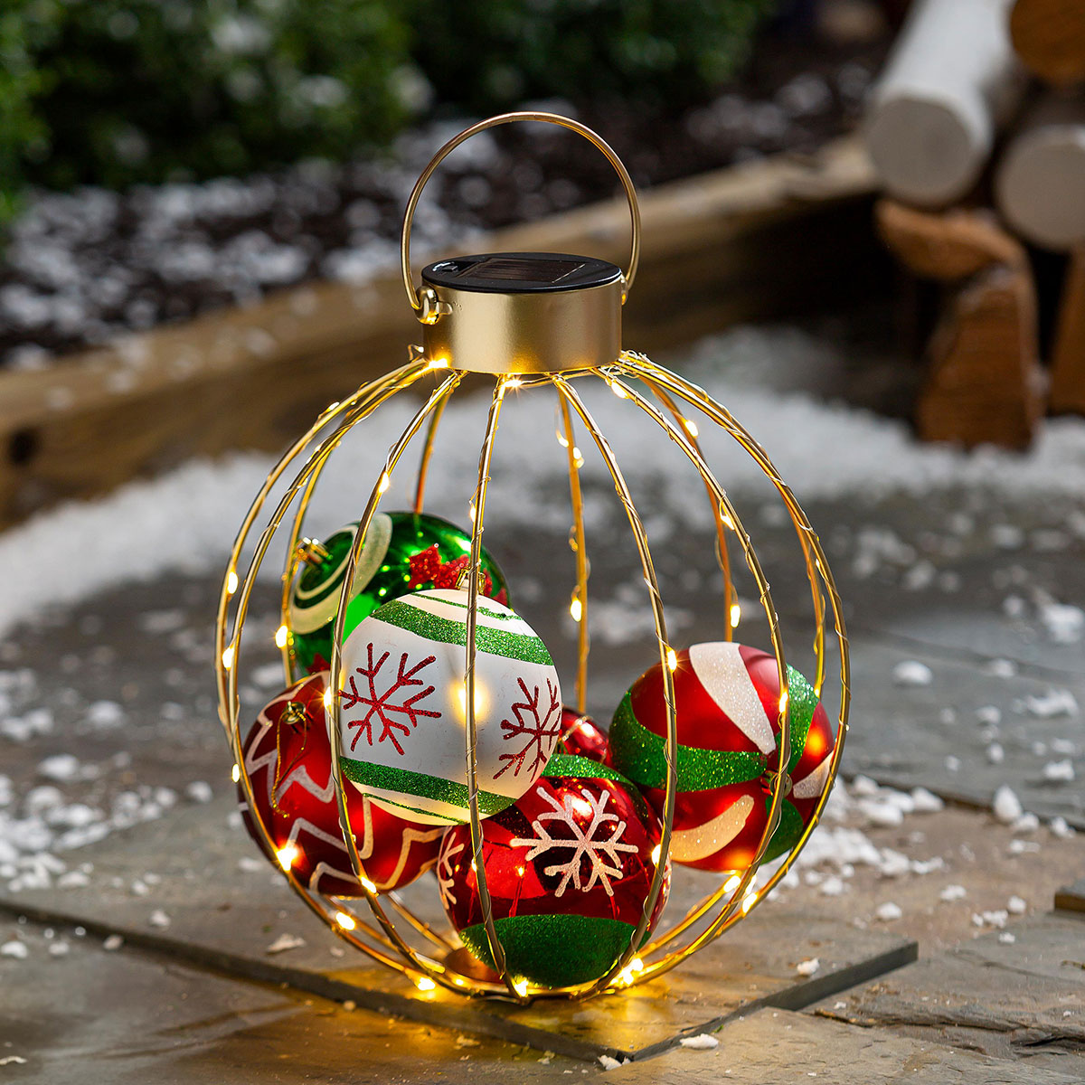 Solar Indoor/Outdoor Ornament Lantern