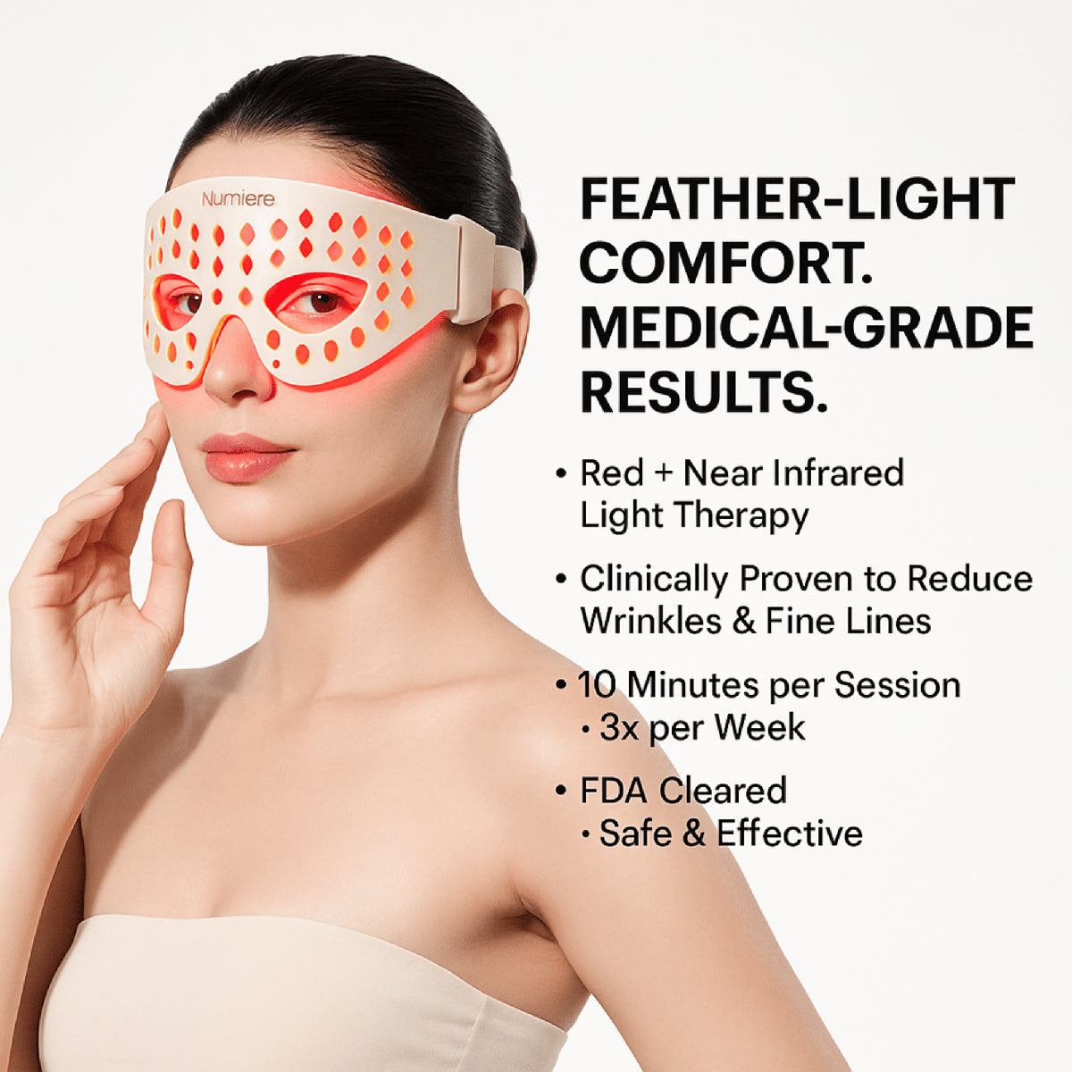 Wrinkle Reducing Light Therapy Eye Mask