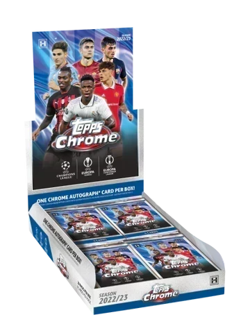 2022-23 Topps UEFA Club Compititions Chrome Soccer Hobby Box