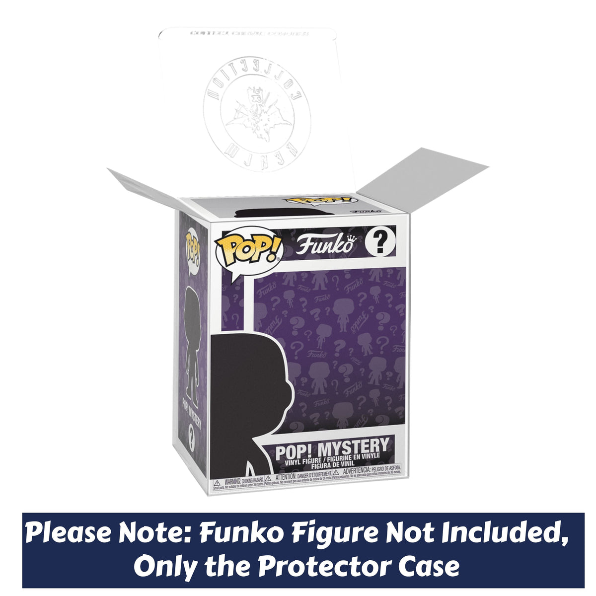 25-Pack Crystal Clear Vinyl Figure Protectors Compatible with 4-Inch Collectibles – Heavy-Duty Display Cases with 0.5mm Thickness for Water, Dust & UV Protection