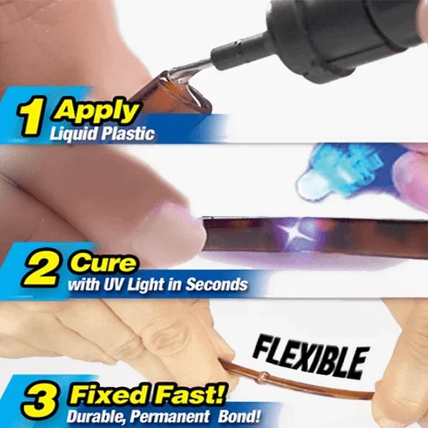5 Second Glue with UV Light Technology