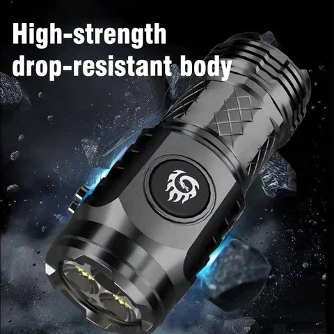 Three-Eyed Monster Mini Flash Power LED Flashlight