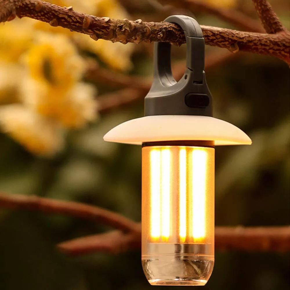 2 PCS LED Rechargeable Tent Light Camping Lantern