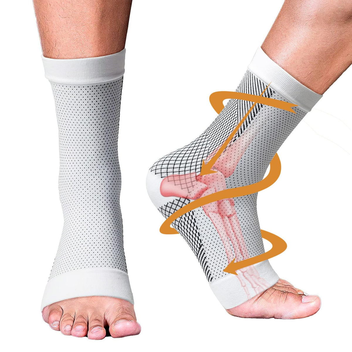 4 Pairs of Therapy Socks For Men and Women