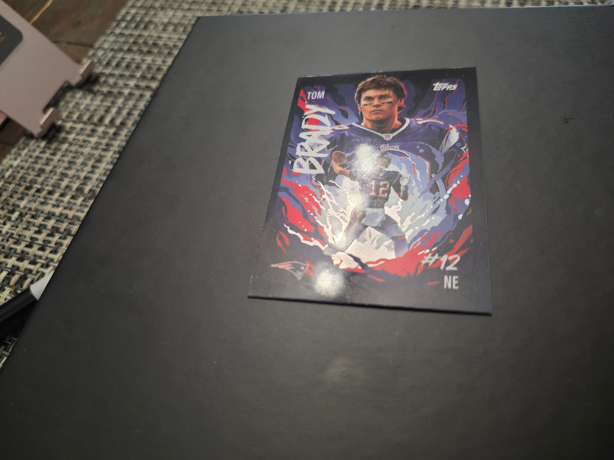 2025 Topps Chrome Football Tom Brady UV-6 Ultra Violet SSP CASE HIT RARE